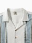 Hardaddy® Cotton Striped Chest Pocket Bowling Shirt