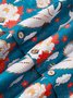 Hardaddy® Cotton Ukiyo-e Crane Chest Pocket Aloha Shirt