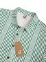 Hardaddy Shirts For Father Retro Striped Chest Pocket Short Sleeve Shirt