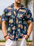 Hardaddy® Cotton Car Coconut Tree Chest Pocket Aloha Shirt