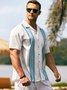 Hardaddy® Cotton Striped Chest Pocket Bowling Shirt