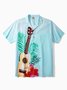 Hardaddy® Cotton Guitar Chest Pocket Aloha Shirt