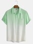 Hardaddy Gradient Color Short Sleeve Resort Shirt