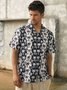 Hardaddy® Cotton Palm Tree Aloha Shirt