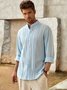 Hardaddy Cotton Long Sleeve Guayabera Shirt