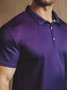 Hardaddy Gradient Polka Dots Button Short Sleeve Polo Shirt