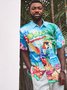 Hardaddy Party Shirts It's 5 O'Clock Somewhere Parrot Chest Pocket Short Sleeve Hawaiian Shirt