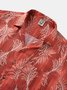 Hardaddy® Cotton Leaves Chest Pocket Aloha Shirt