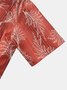 Hardaddy® Cotton Leaves Chest Pocket Aloha Shirt
