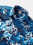 Hardaddy® Cotton Ukiyoe Wave Hawaiian Shirt