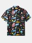 Hardaddy® Cotton Marine Life Aloha Shirt