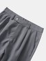 Hardaddy Plain Relaxed Flat-front Pants