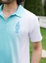 Hardaddy Golf Polo Sports Blue Shirts Short Sleeve Regular Fit Moisture-wicking Cactus Shirts