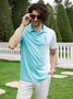 Hardaddy Golf Polo Sports Blue Shirts Short Sleeve Regular Fit Moisture-wicking Cactus Shirts