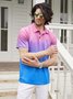 Hardaddy Moisture-wicking Ombre Pineapple Golf Polo Shirt