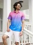 Hardaddy Moisture-wicking Ombre Pineapple Golf Polo Shirt