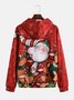 Men's Christmas Graphic Print Hoodie