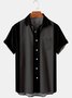 Hardaddy Shirts For Father Men's Basic 50s Style Bowling Shirt