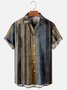 Hardaddy Shirts For Father Leisure Vacation Abstract Gradient Geometric Pattern Hawaiian Style Printed Shirt Top
