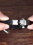 Hardaddy Men's Stainless Steel Leather Bracelet