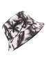 Hardaddy Men's Holiday Street Personality Coconut Tree Pattern Print Bucket Hat