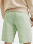 Hardaddy Cotton Linen Hawaiian Casual Shorts