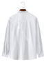 Clean color long sleeve shirt, casual style cotton shirt with lapel
