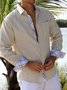 Hardaddy Plaid Panel Chest Pocket Long Sleeve Shirt