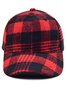 Hardaddy Christmas Contrasting Plaid Cap Baseball Cap Holiday Party Matching