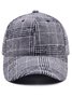 Hardaddy Christmas Contrasting Plaid Cap Baseball Cap Holiday Party Matching