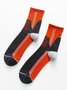 Hardaddy Casual Striped Pattern Socks Tall Socks High Stretch Comfort