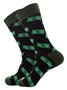 Hardaddy Casual Coin Pattern Contrast Socks