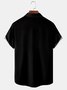Christmas Reindeer Chest Pocket Short Sleeve Shirt