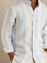Striped Long Sleeve Casual Shirt