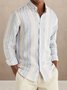 Striped Long Sleeve Casual Shirt