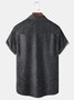 Geometric Chest Pocket Short Sleeve Shirt