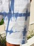 Tie Dye Drawstring Bermuda Short