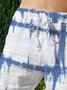 Tie Dye Drawstring Bermuda Short