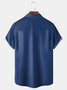 Hardaddy Big Size Chest Pocket Short Sleeve Bowling Shirt