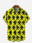 Hardaddy Chimpanzees Cinco De Mayo Chest Pocket Short Sleeve Casual Shirts