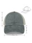 Hardaddy Men's /Women's After God Made Me Said Ta Da Funny Graphic Printing Loose Text Letters Washed Mesh-back Baseball Cap
