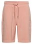 Plain Elastic-Waist Sweatshorts