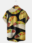 Hardaddy Big Size Tacos Chest Pocket Short Sleeve Casual Shirt