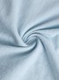 Hardaddy Big Size Cotton Plain Casual Stand Collar Long Sleeve Shirt
