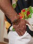 Hardaddy Casual Tree of Life Leather Braided Layered Bracelet Vacation Beach Jewelry