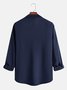 Hardaddy Big Size Plain Long Sleeve Shirt