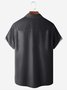 Hardaddy Gradient Color Chest Pocket Short Sleeve Casual Shirt