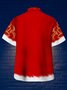 Hardaddy Big Size Christmas Short Sleeve Aloha Shirt