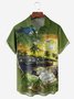 Hardaddy Parrot Chest Pocket Short Sleeve Hawaiian Shirt