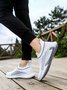 Hardaddy Men Minimalist Breathable Mesh Fabric Slip On Sneakers